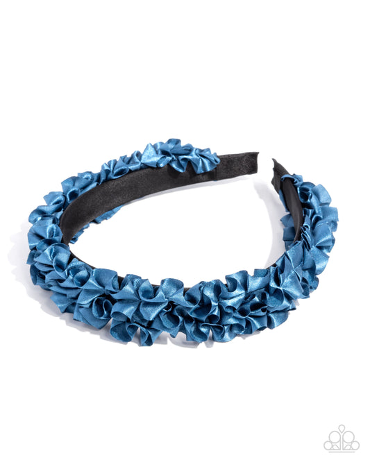 Ruffled Recruit - Hair Accessories - Blue