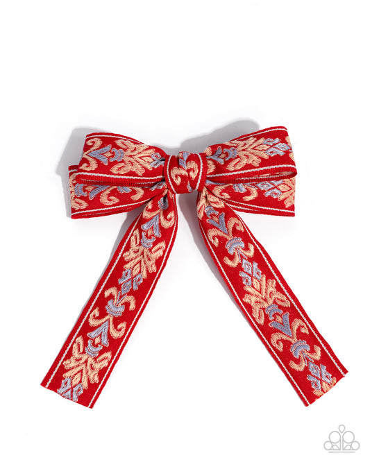 Printed Parlor - Hair Accessories - Red