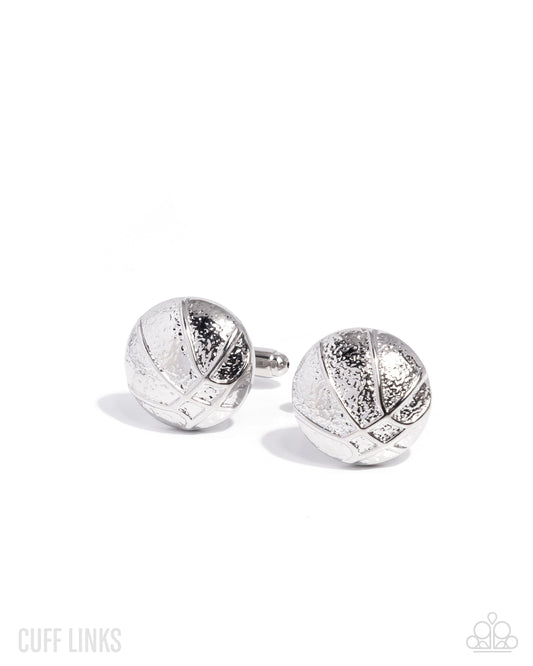 Shoot Your Shot - Cuff Links - Silver