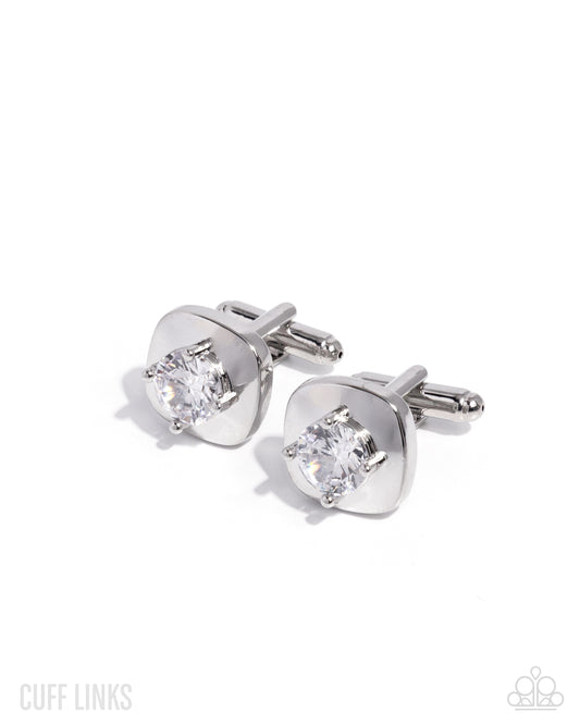 Emboldened Elegance - Cuff Links - White