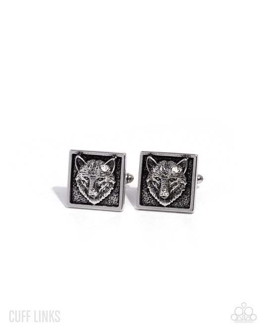 Alpha of the Pack - Cuff Links - Silver