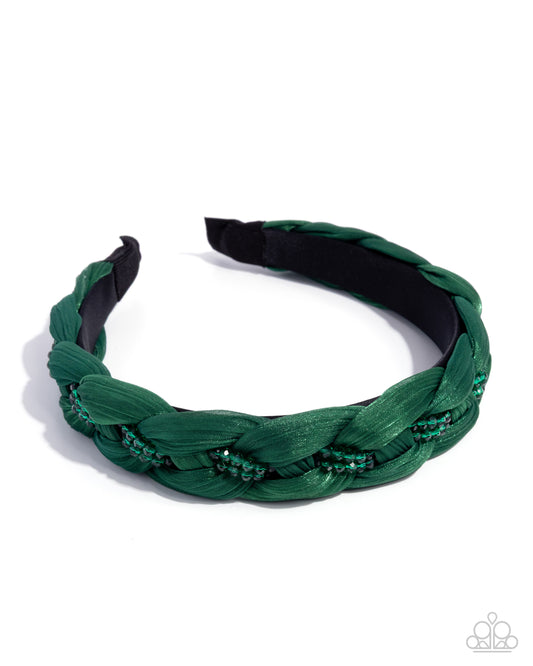 Beaded Boarding School - Hair Accessories - Green
