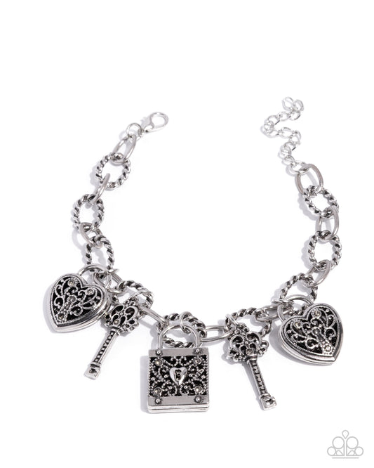 Flirty Filigree -Hearts - Silver