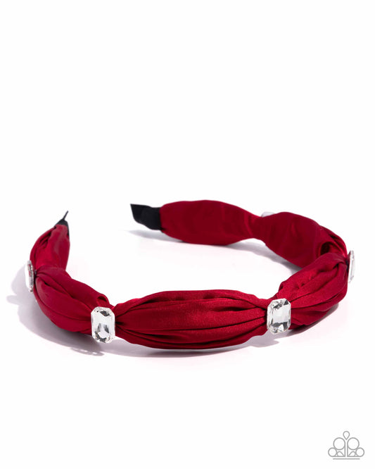 Bourgeois Bling - Headband - Red
