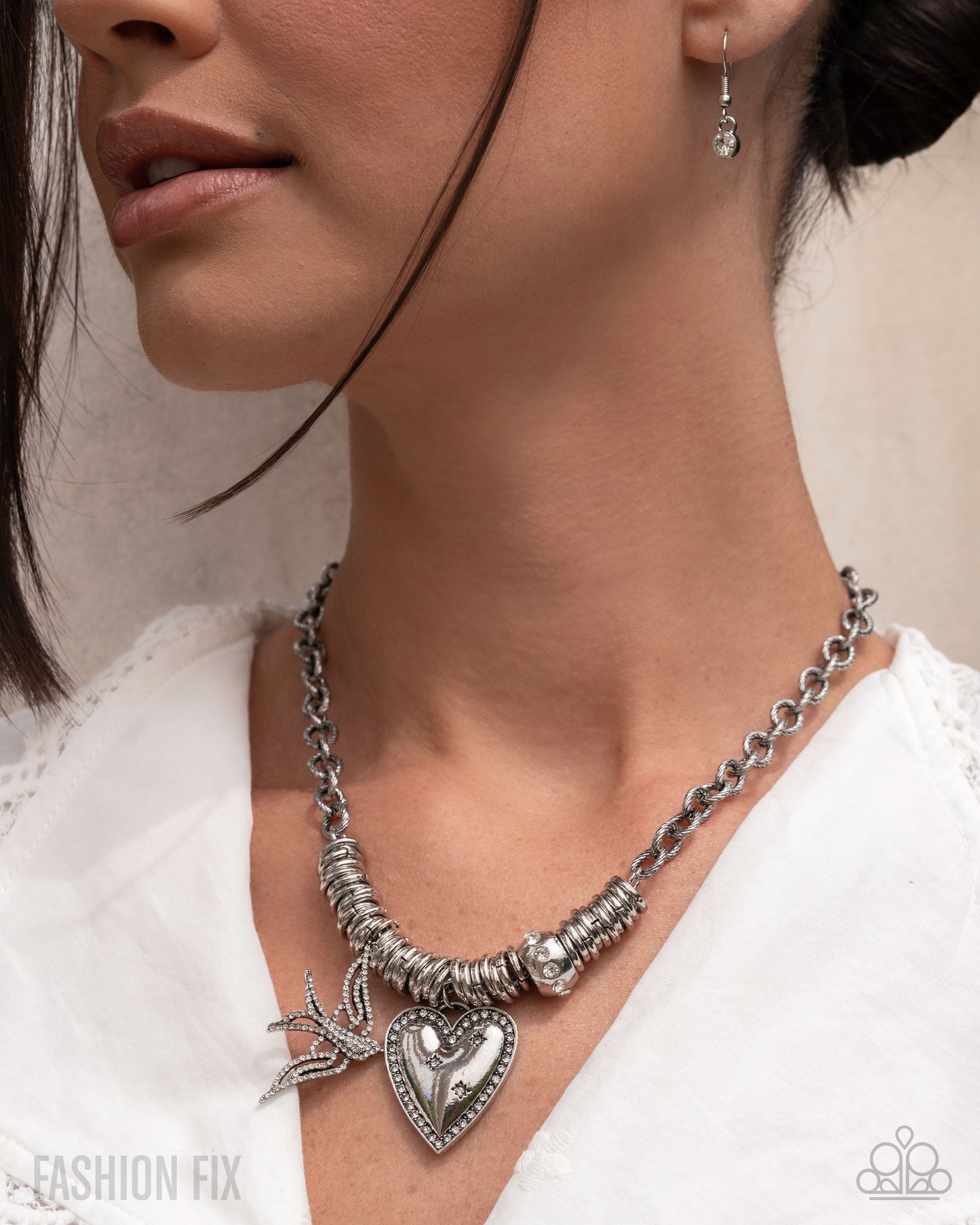 Free-Spirited Freeway - Hearts - White