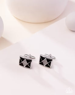 Iconic Invitation - Cuff Links - Black