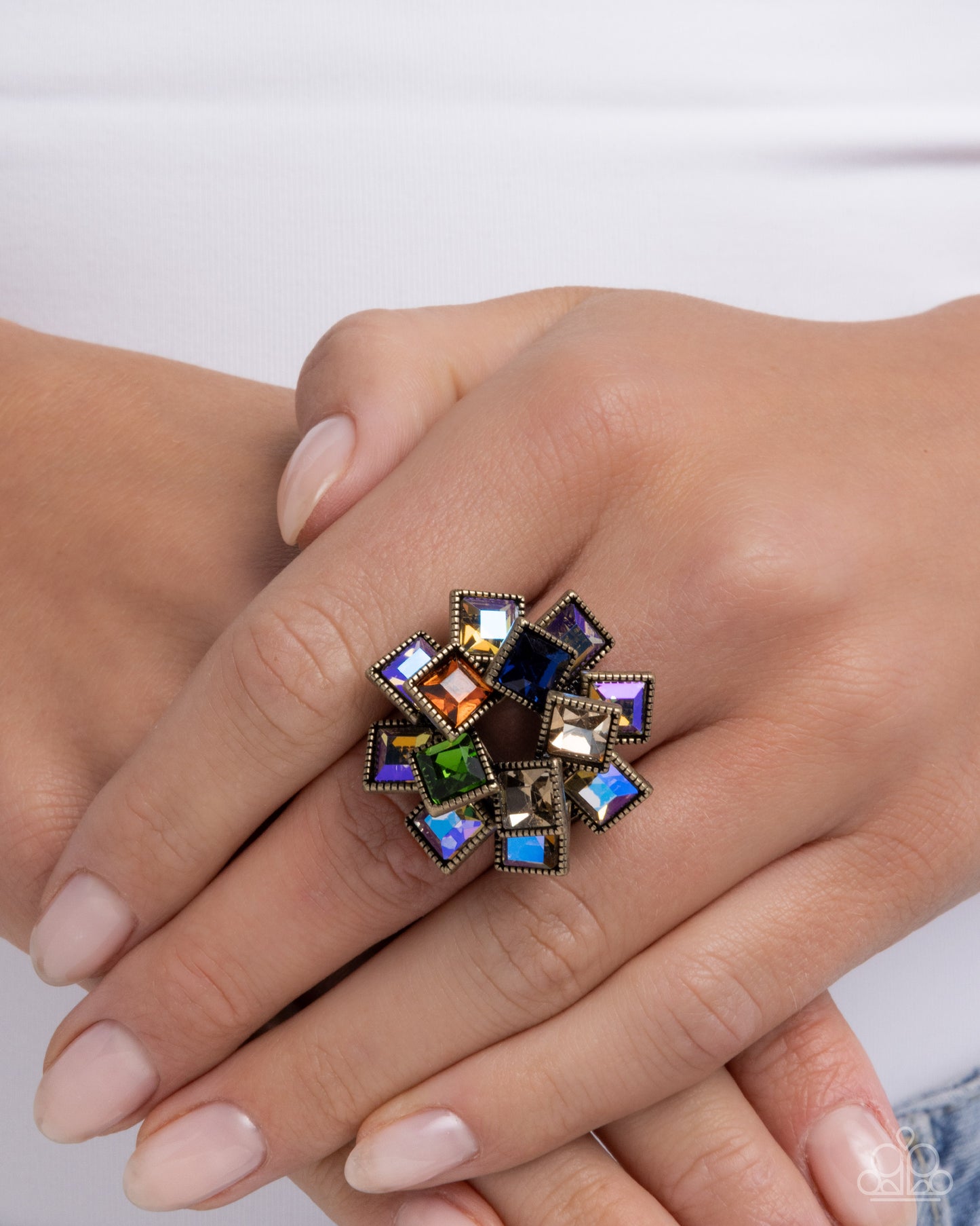 Wreathed Want - Multi - Brass