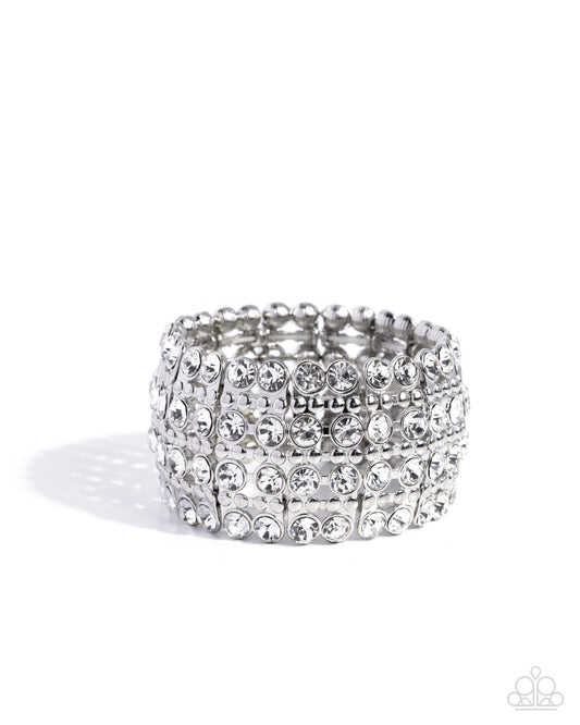 Exuberant Elegance - Silver - White