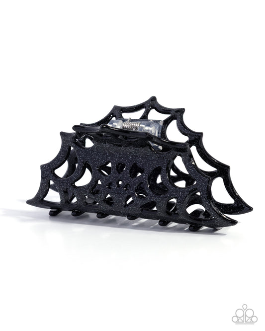 Spiderweb Season - Hair Accessories - Black