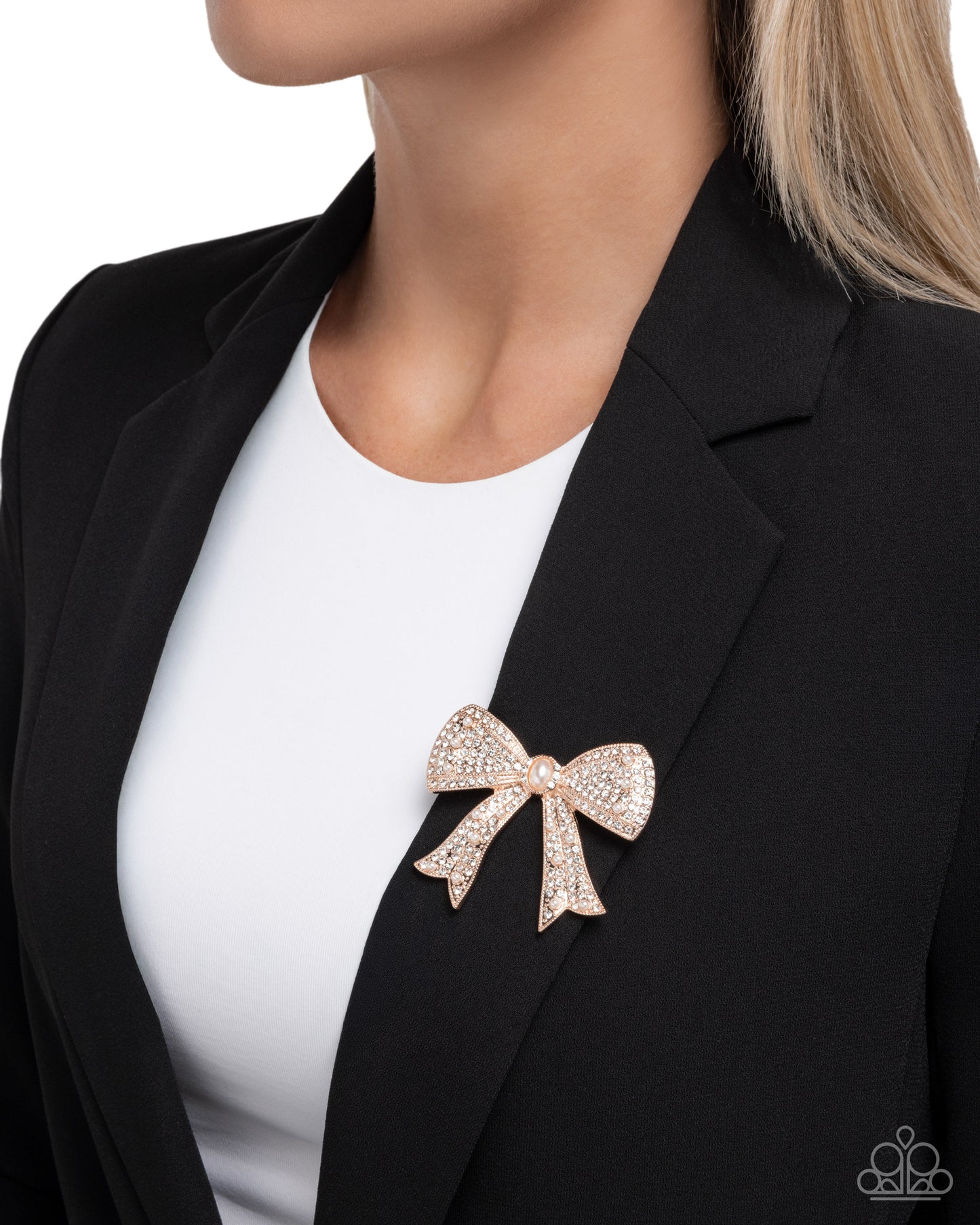 Bow Bravado - Brooches - Rose Gold