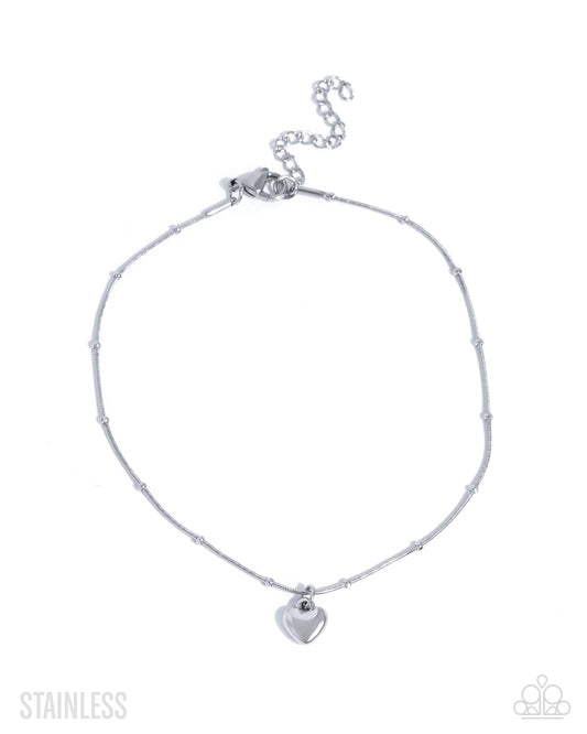 Unrequited Crush - Anklets - Silver