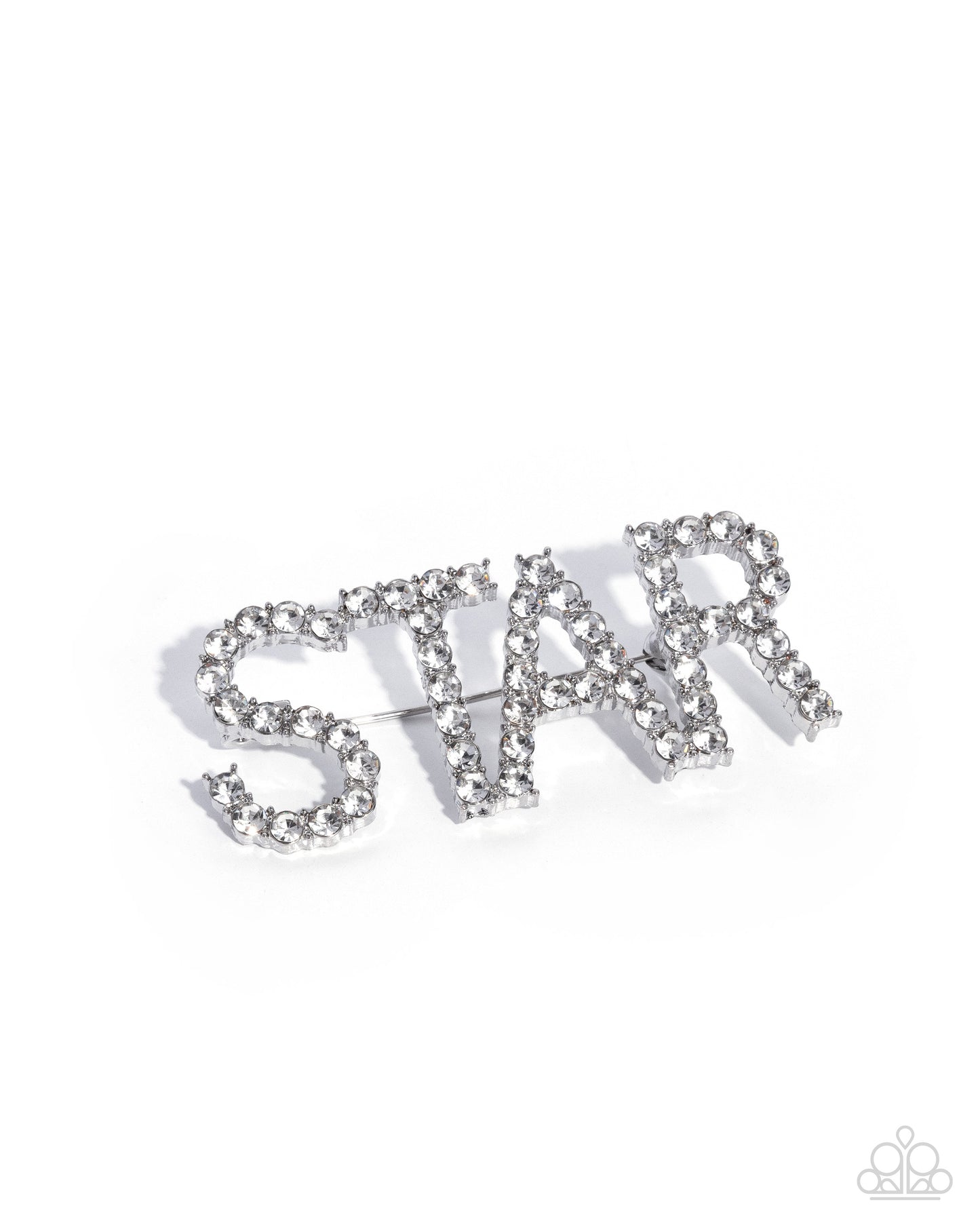 Superstar Sum - Brooches - Silver - White