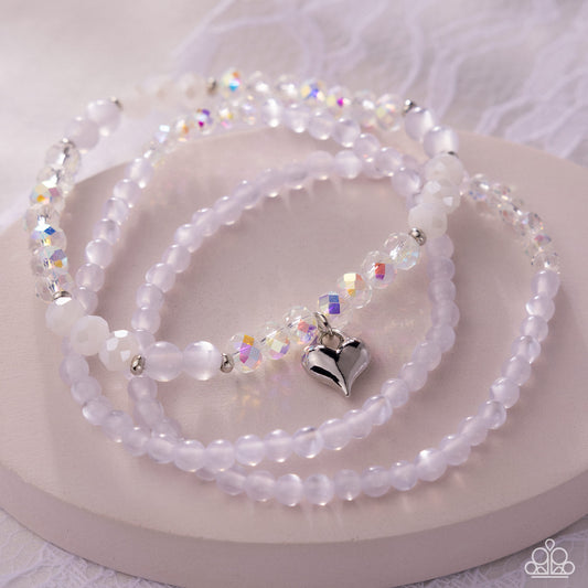 Flirtatious Facets - White