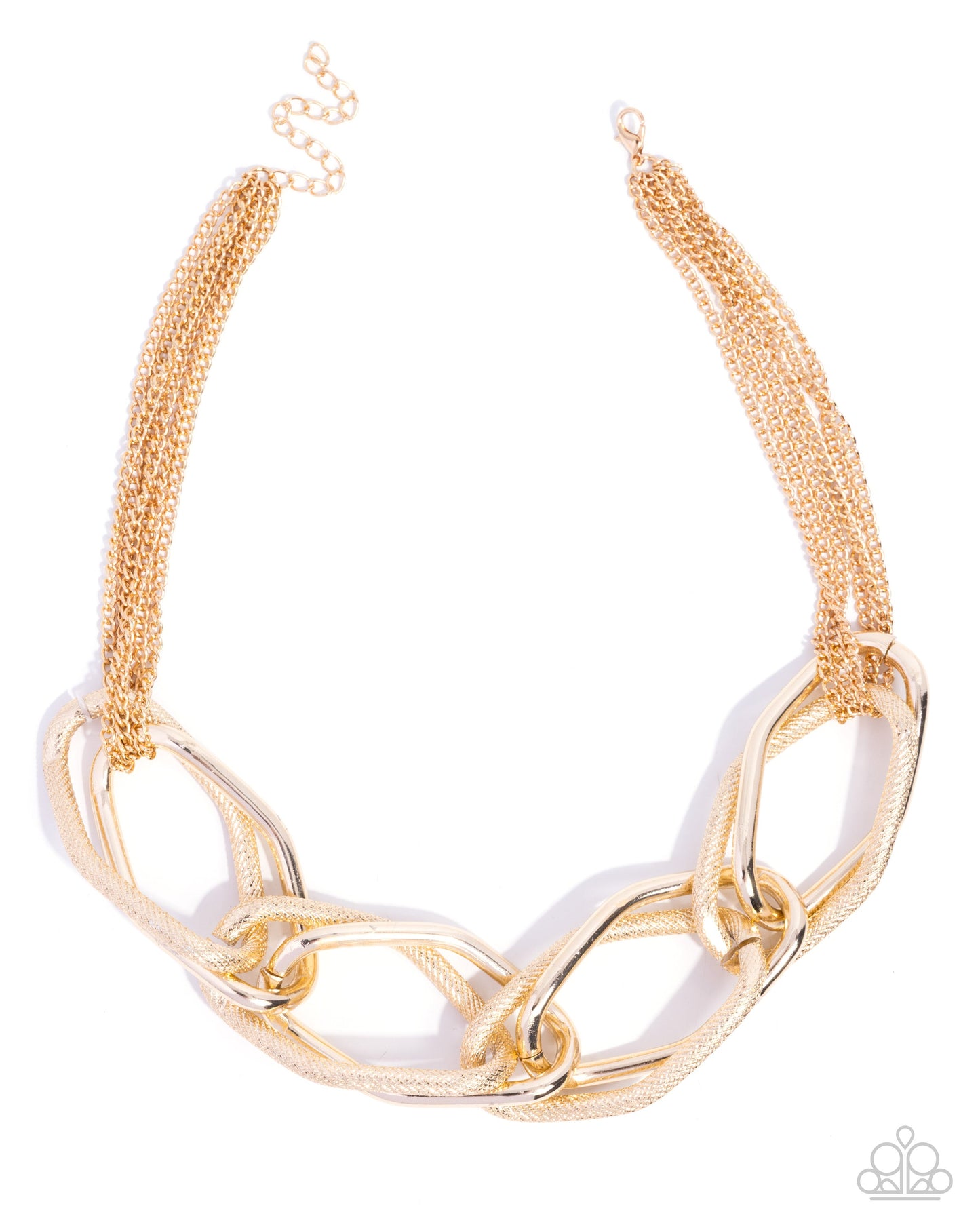 Radiant Recruit - Gold Link Short Necklace