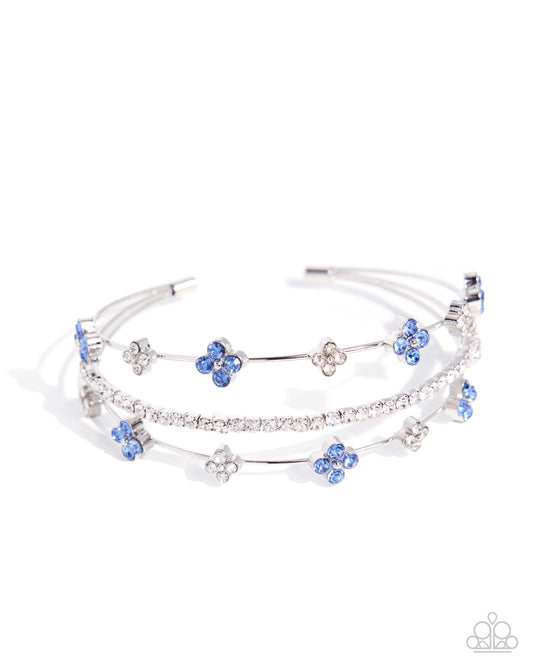 Layered Blooms - Blue