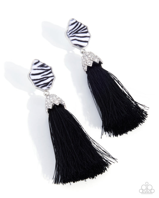 Iconic Zebra - Black