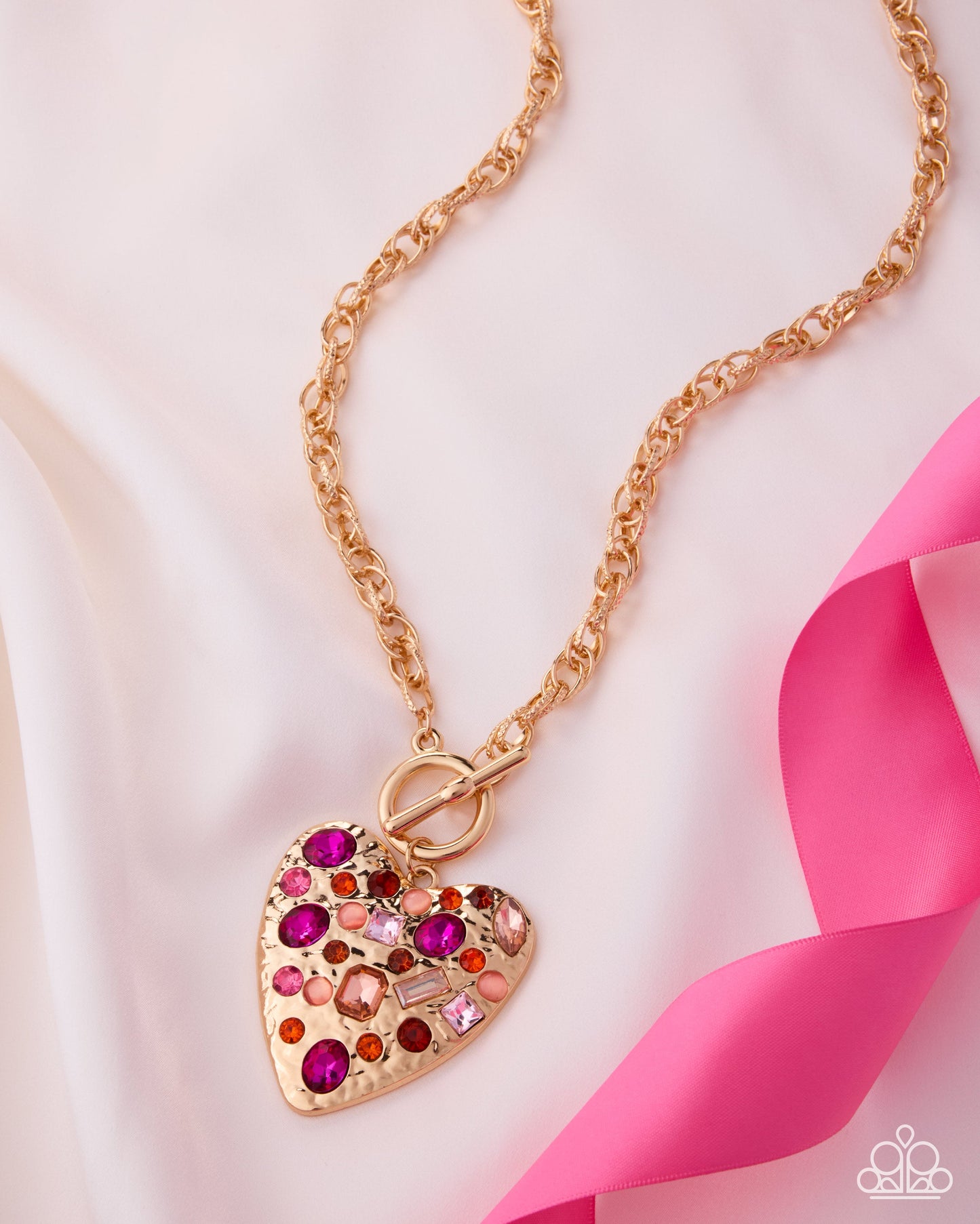 Circulated Chic - pink - Paparazzi necklace