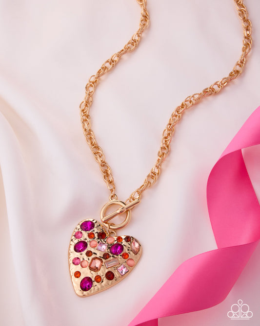 Circulated Chic - pink - Paparazzi necklace