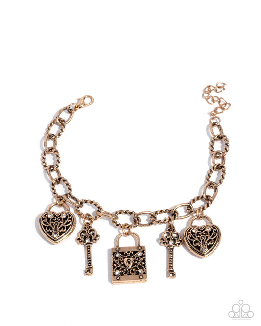 Flirty Filigree - Hearts - Gold