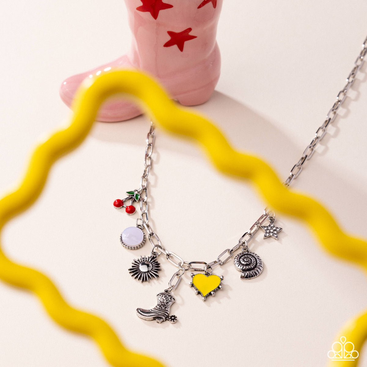 Flying High - yellow - Paparazzi necklace
