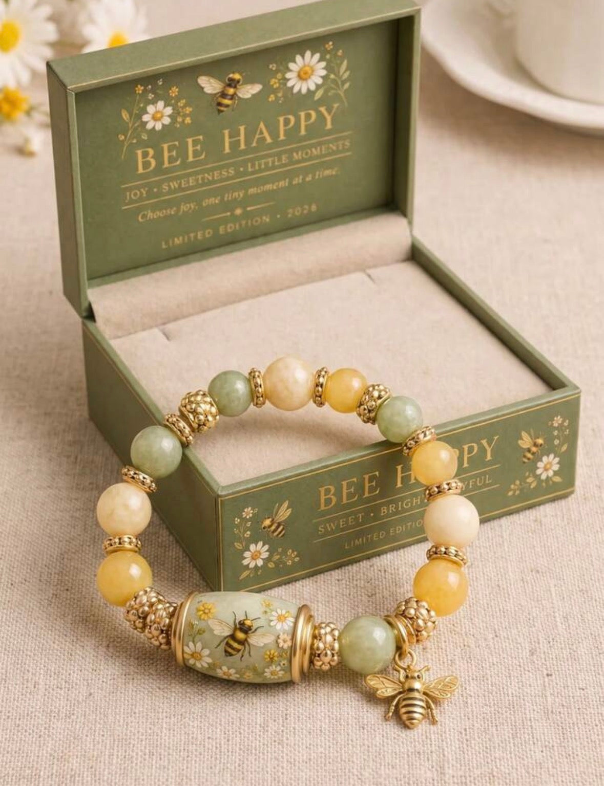 Bee Happy - Green