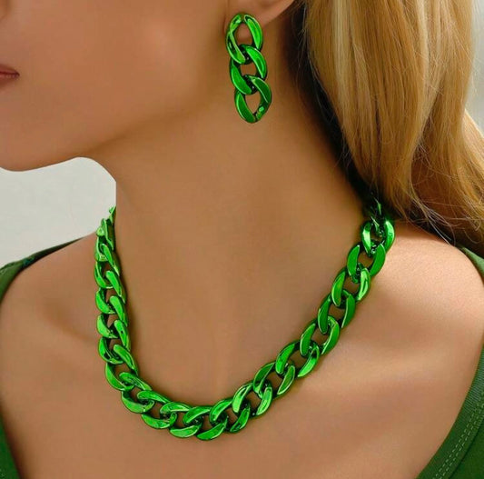 Chain Links - Green