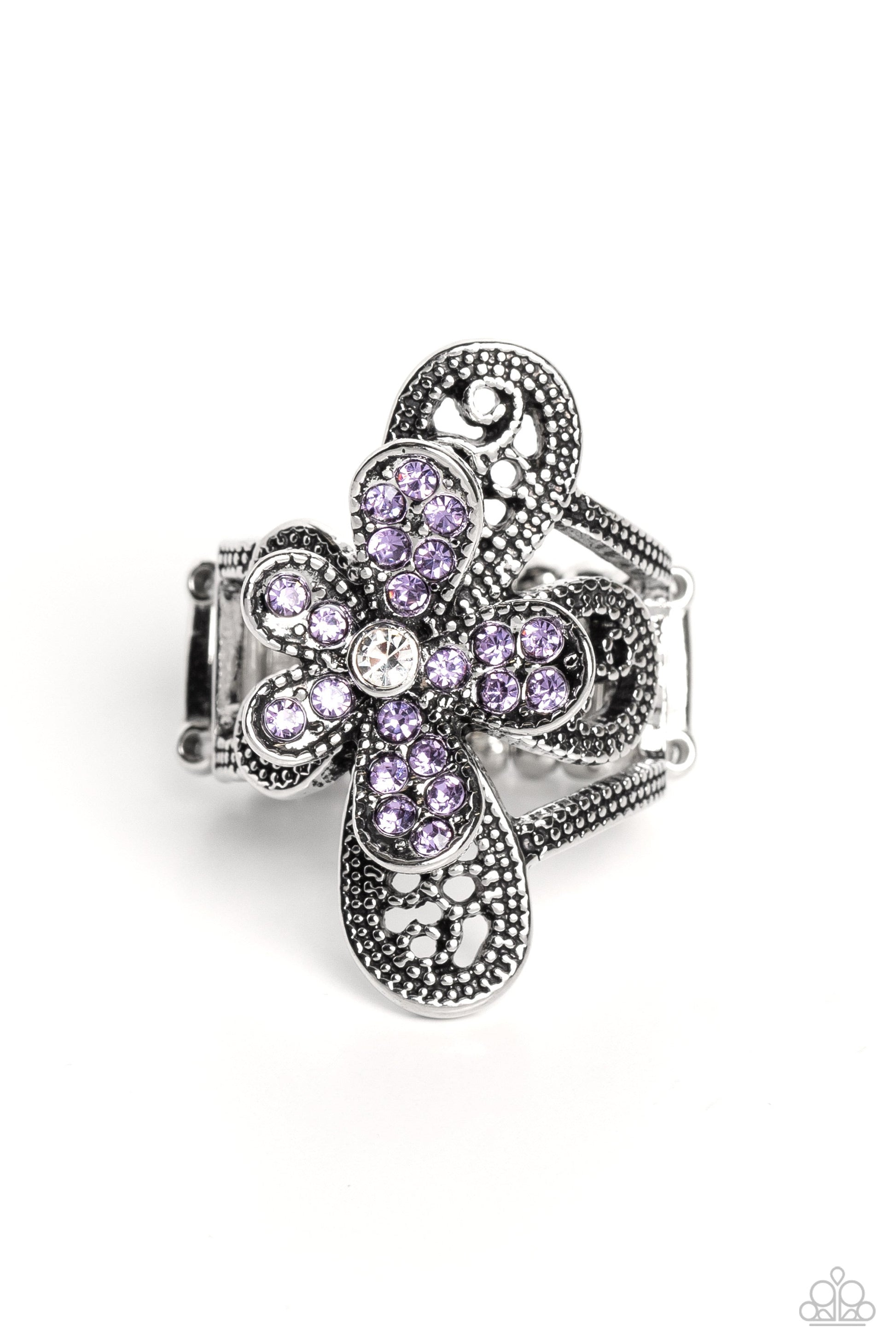 Garden Escapade - purple - Paparazzi ring