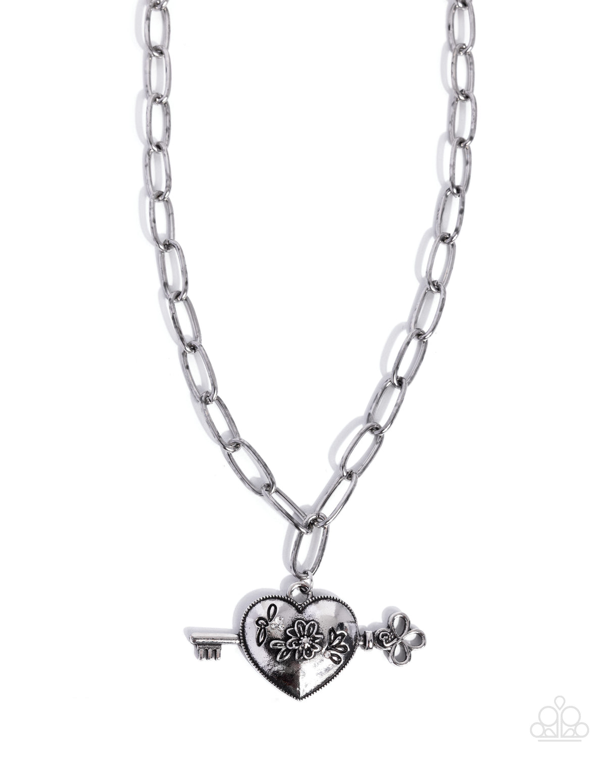 Genuine Whimsy - white - Paparazzi necklace