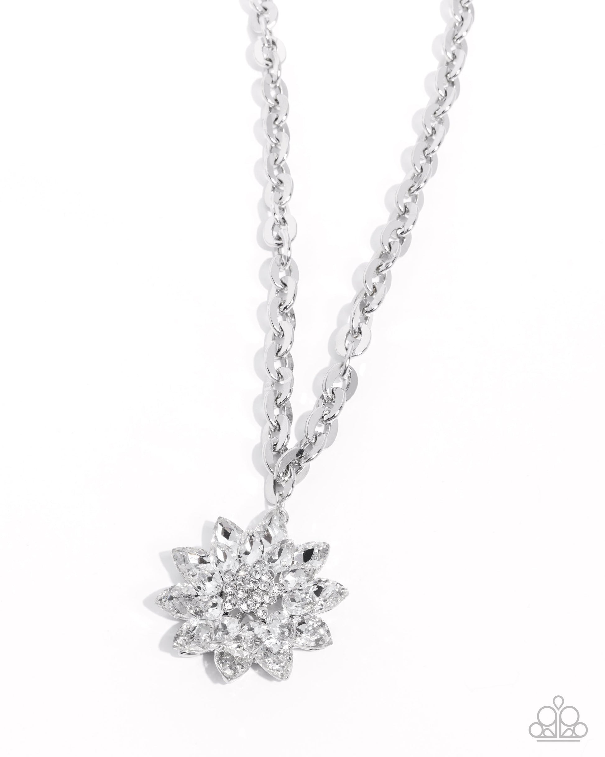 Paparazzi Glamorous Garden White Necklace Life Of The Party May 2026 Exclusive
