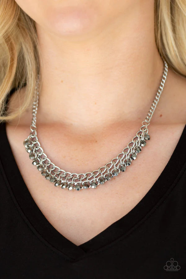 Glow and Grind - Hematite - Silver