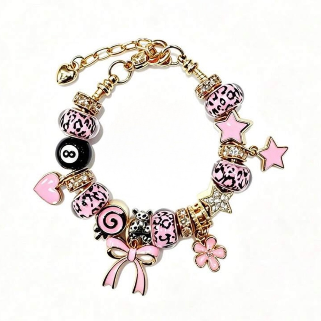 Leopard Star - Pink