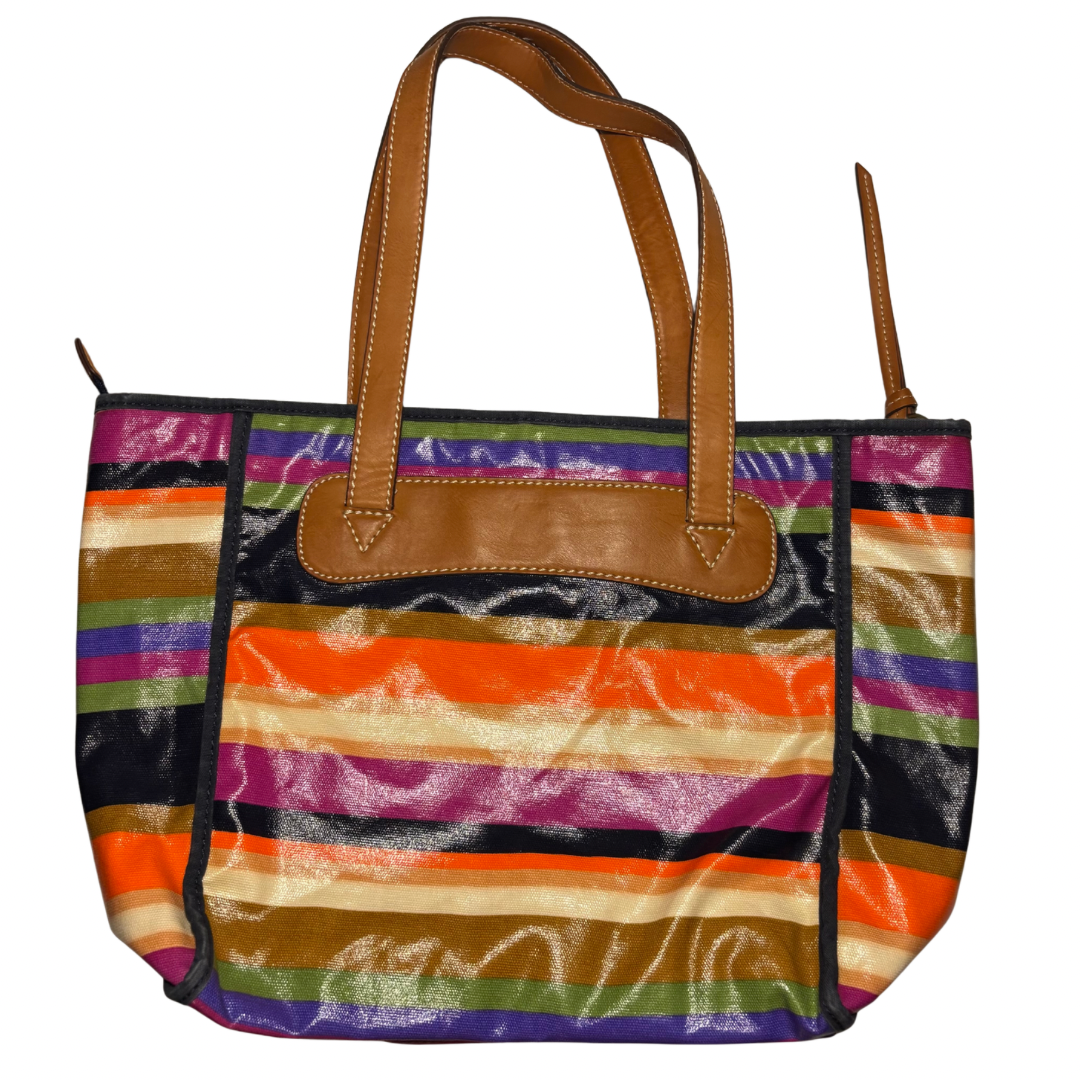Fossil Striped Tote - Purses