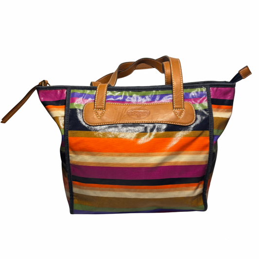 Fossil Striped Tote - Purses