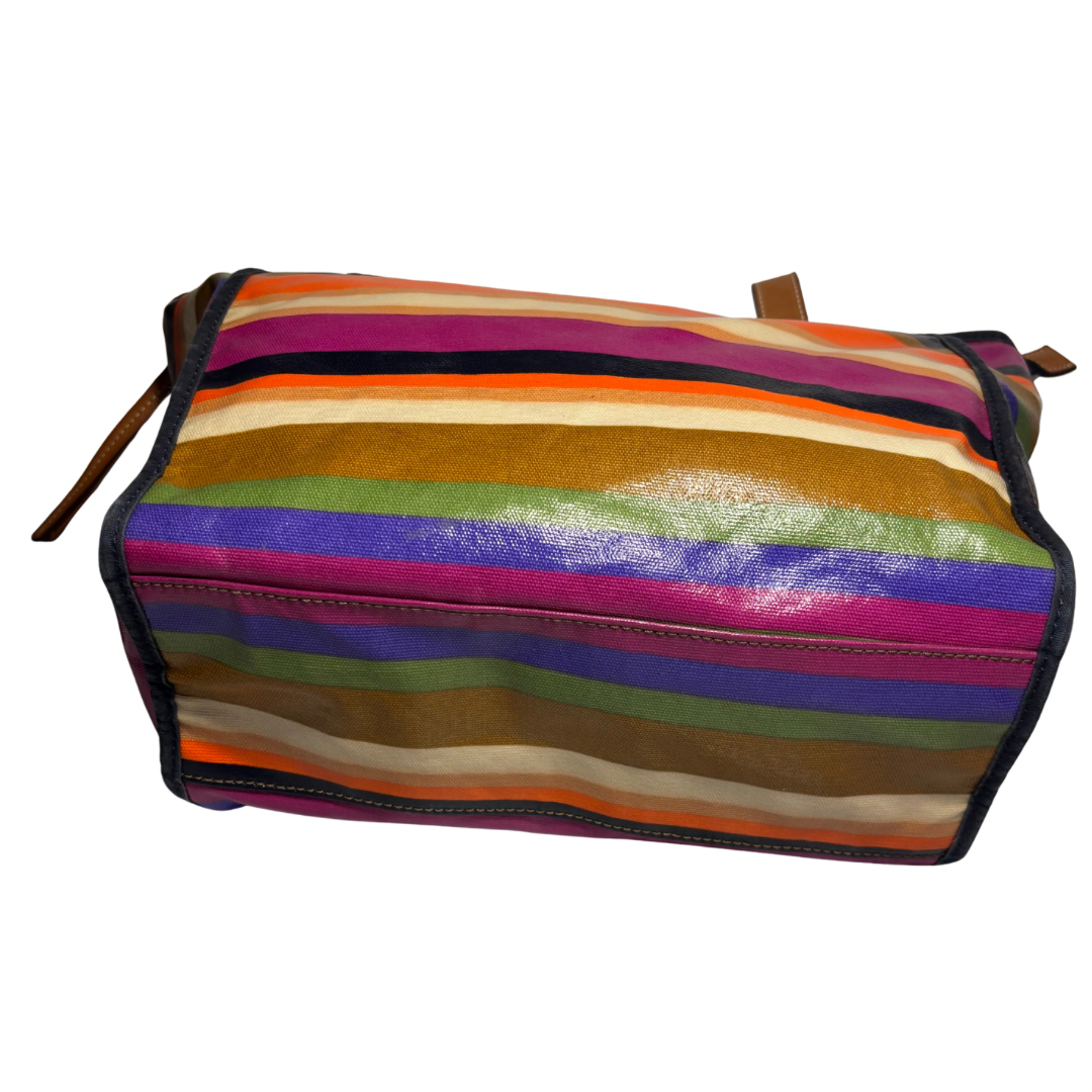 Fossil Striped Tote - Purses