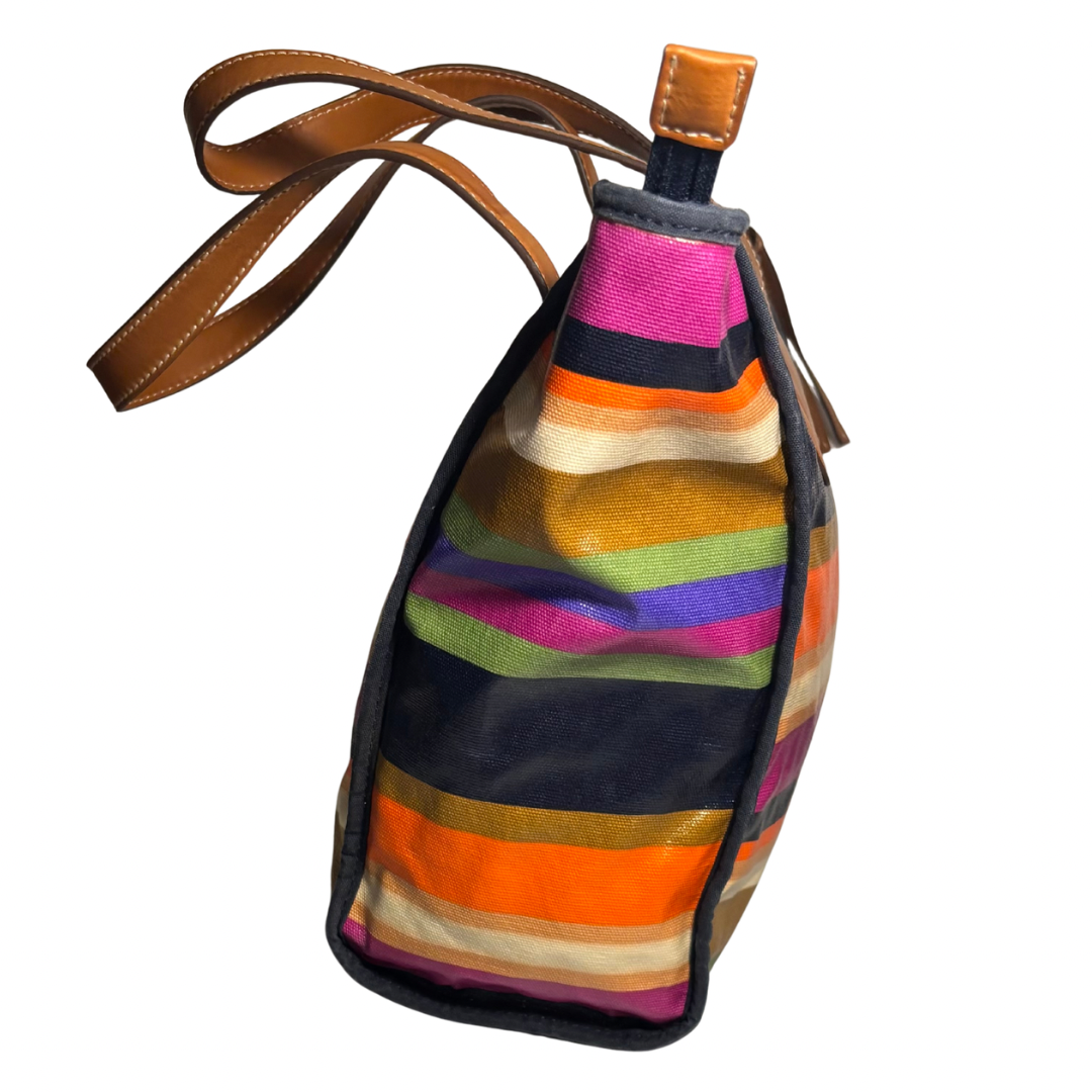 Fossil Striped Tote - Purses