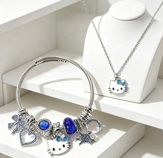 Hello Kitty Cat - Blue - Complete Look