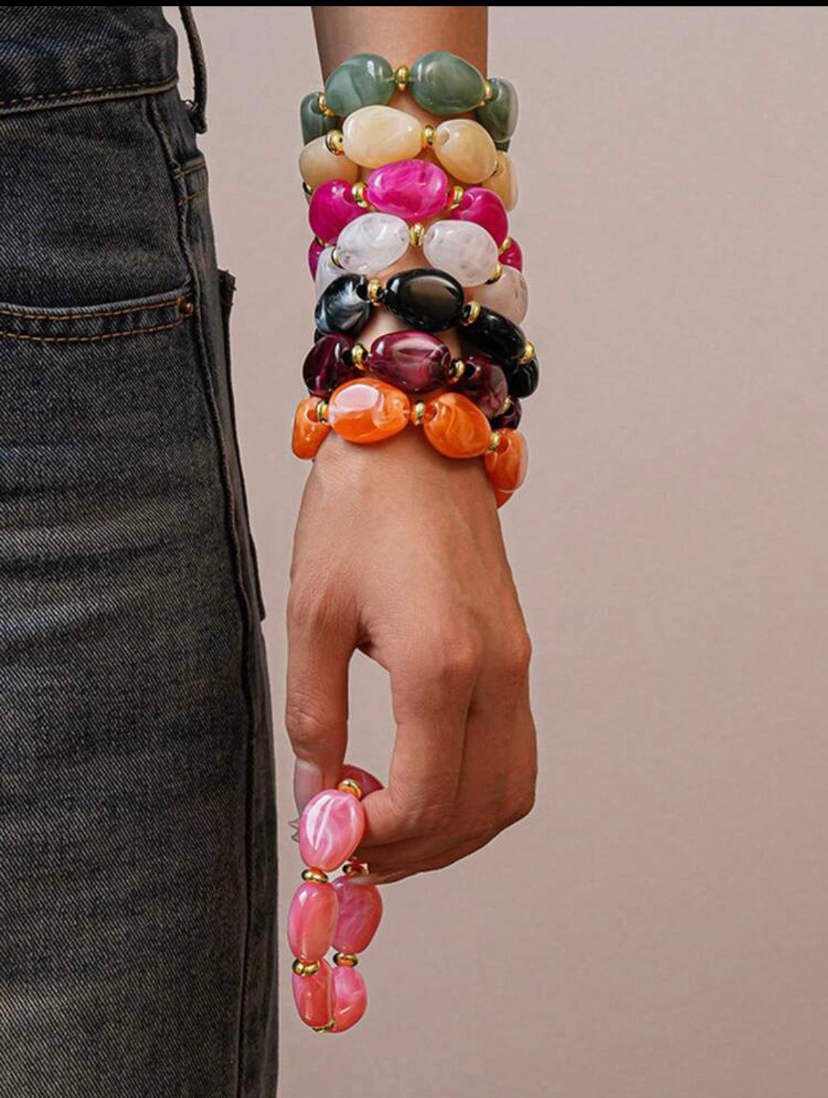Pebble Orbit - Pink