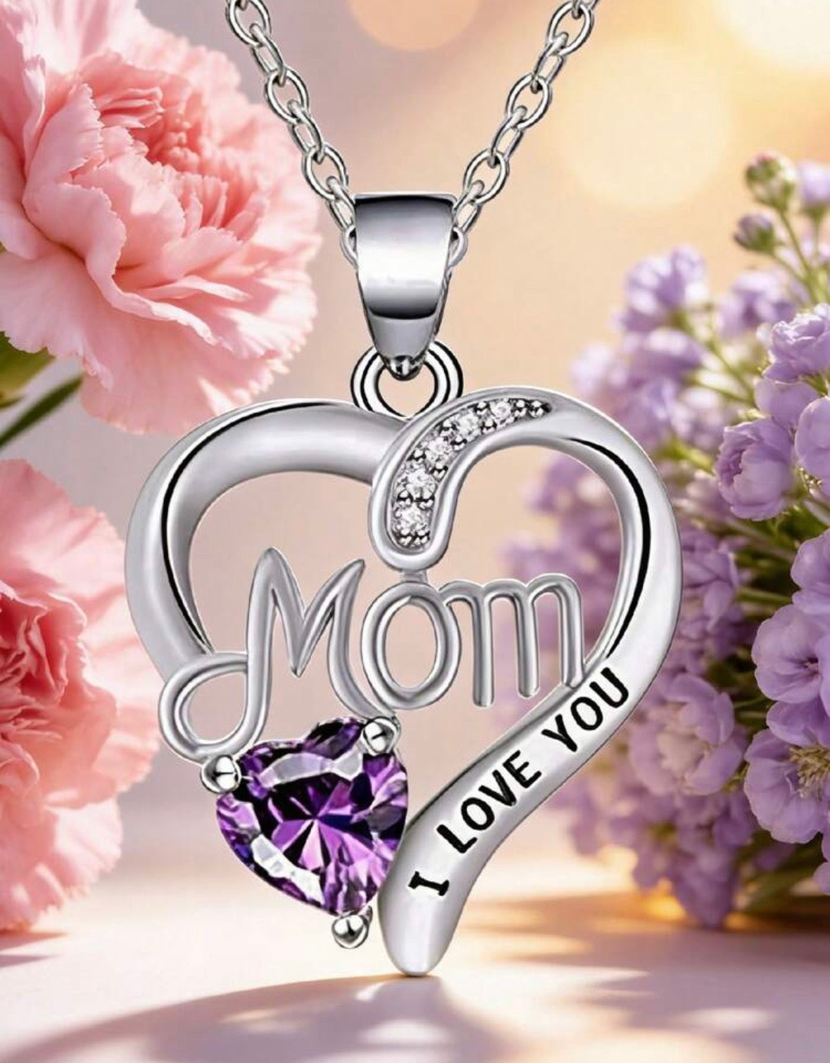 I Love You Mom - Purple