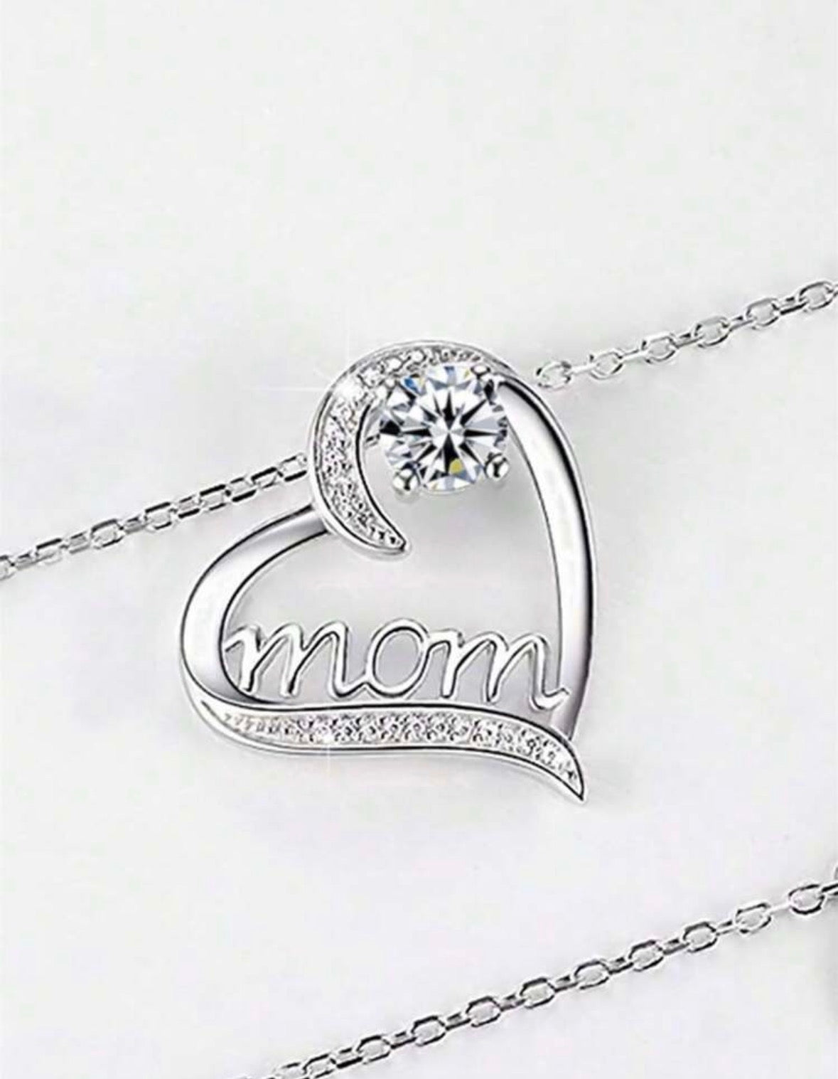 Love Mom - Silver