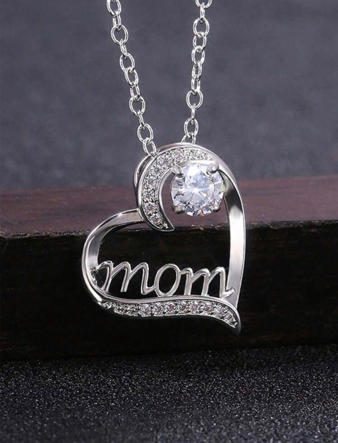 Love Mom - Silver