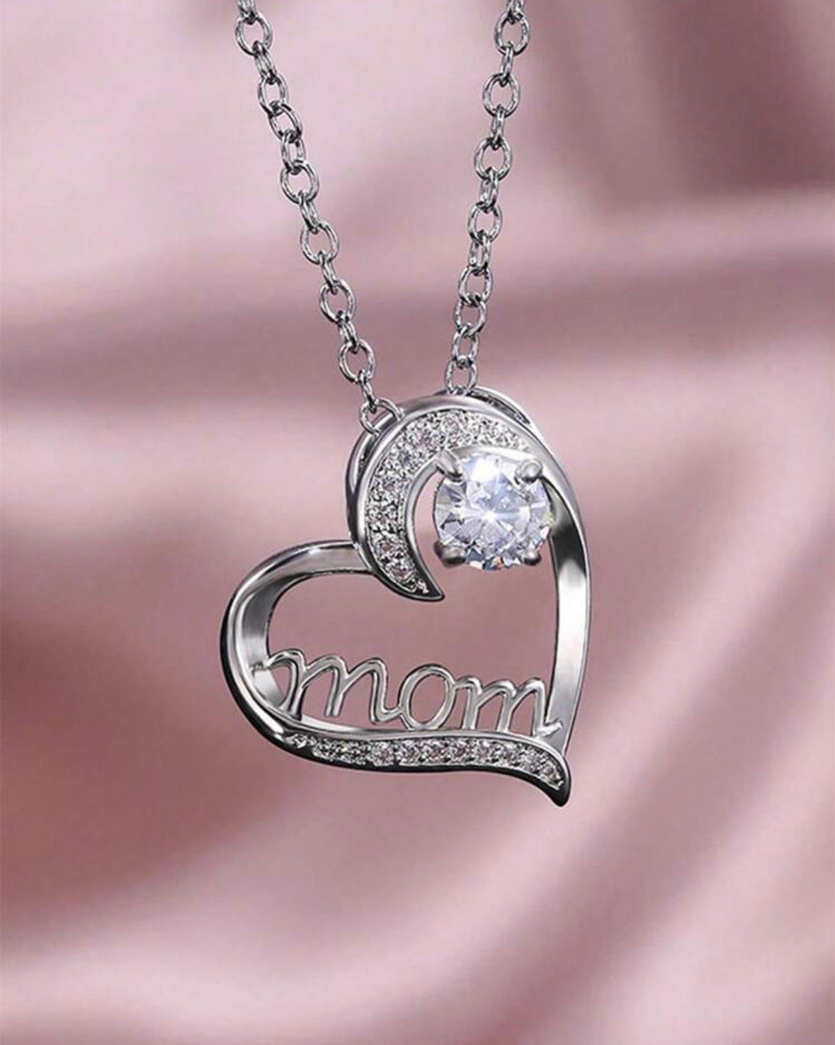 Love Mom - Silver