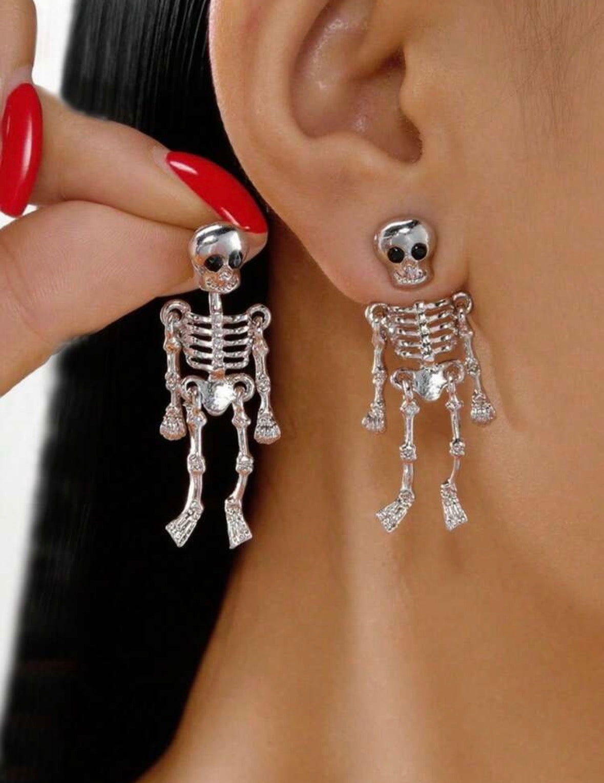 Scary Skeleton - Silver