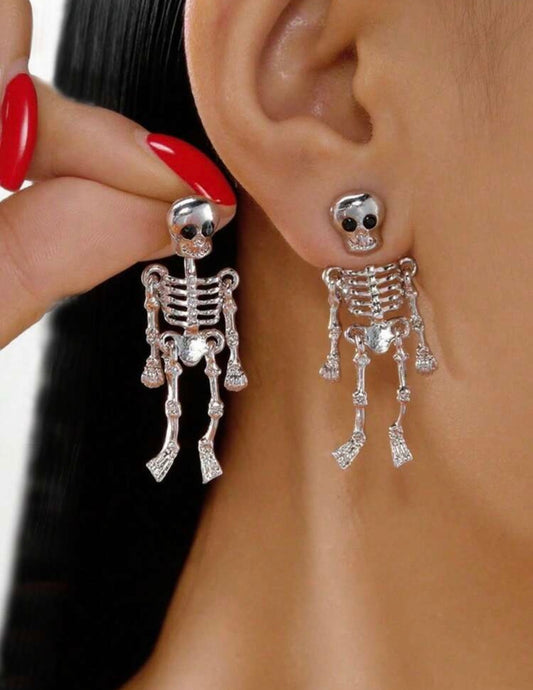 Scary Skeleton - Silver