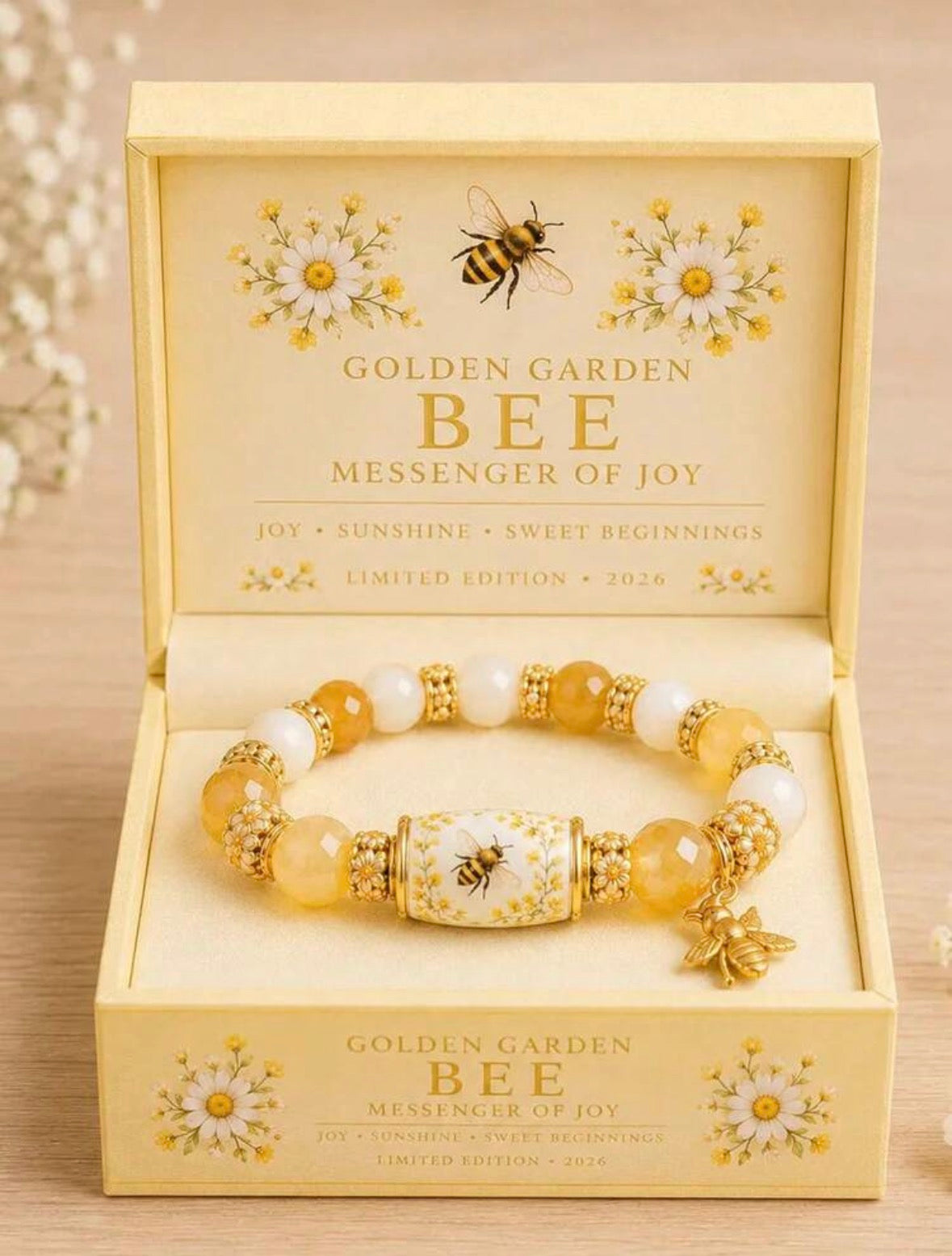 Golden Garden Bee - Yellow