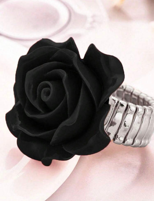 Run For The Roses - Black (Silver)