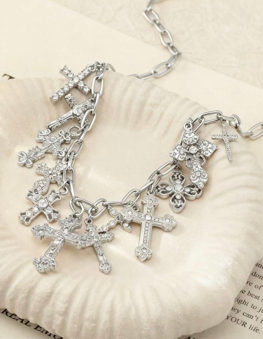 Cross My Charms - Silver