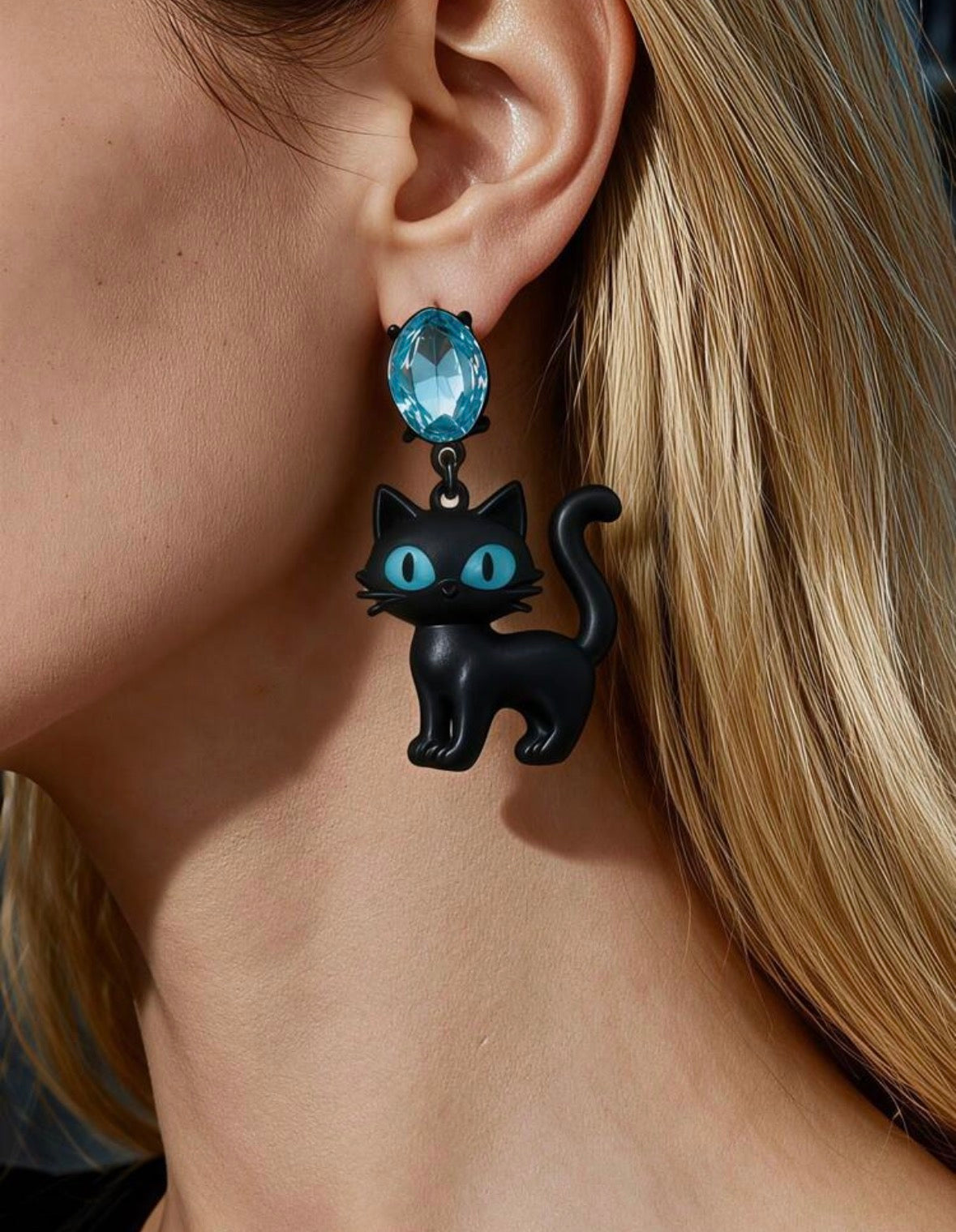 Spooky Kitty - Blue