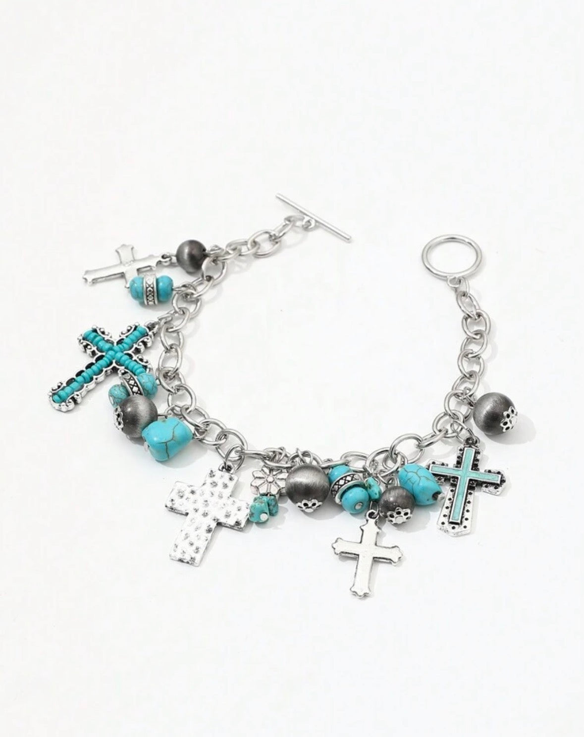 Charmingly Crossed - Blue
