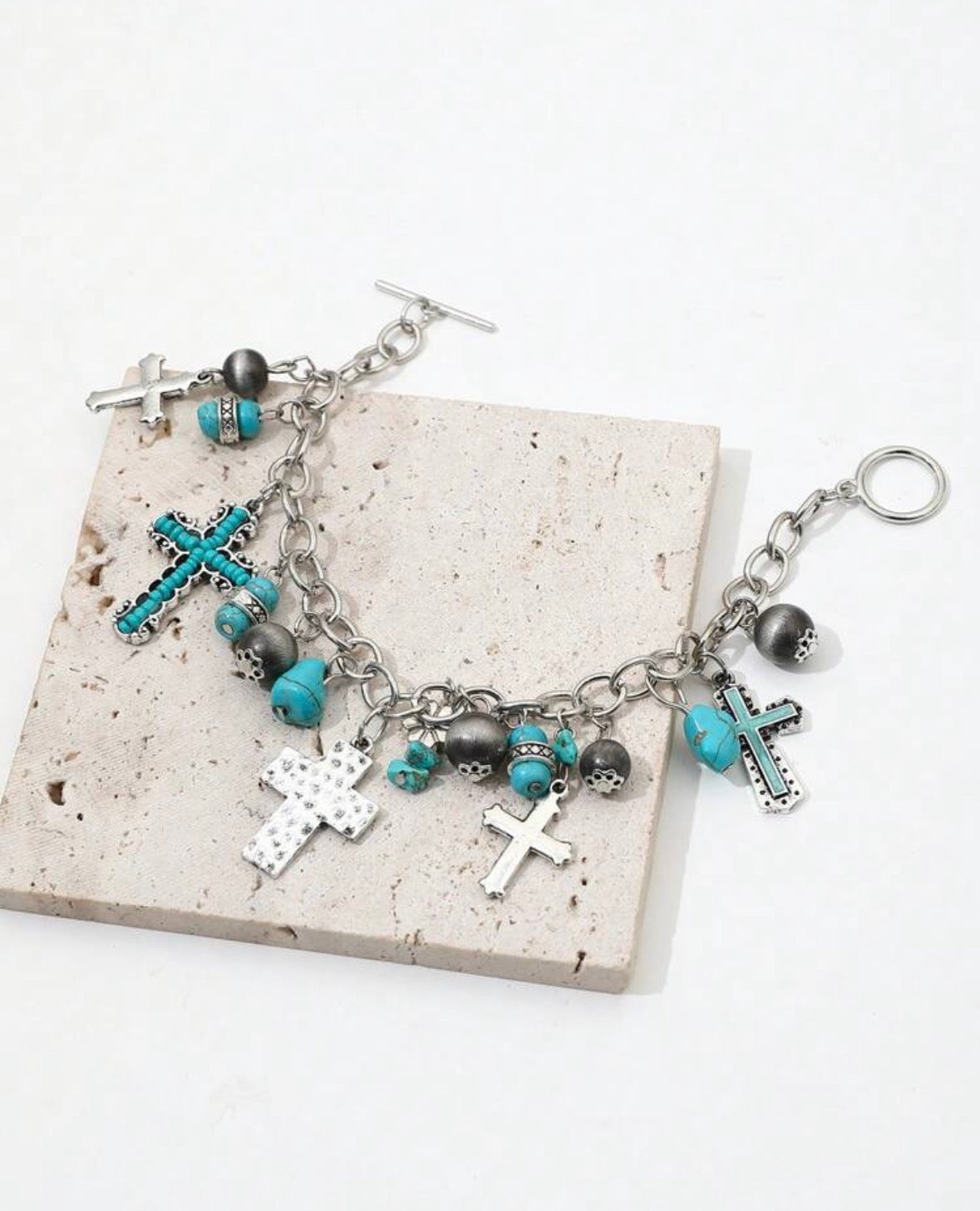 Charmingly Crossed - Blue