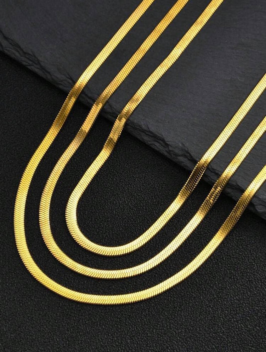 Bad To The Herringbone 60 - Gold